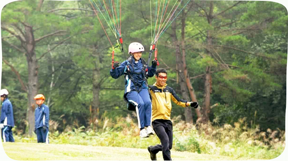 paraglider tryout image photo