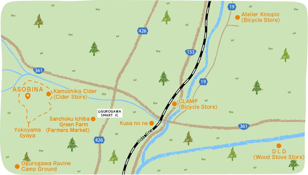 Map image of surrounding map